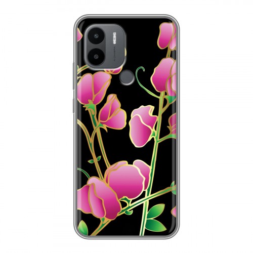 Дизайнерский пластиковый чехол для Xiaomi Redmi A1 Plus Люксовые цветы