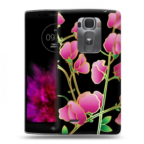 Дизайнерский пластиковый чехол для LG G Flex 2 Люксовые цветы