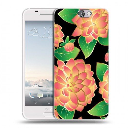 Дизайнерский пластиковый чехол для HTC One A9 Люксовые цветы