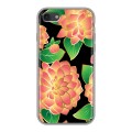 Дизайнерский силиконовый с усиленными углами чехол для Iphone 7 Люксовые цветы