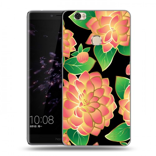 Дизайнерский пластиковый чехол для Huawei Honor Note 8 Люксовые цветы