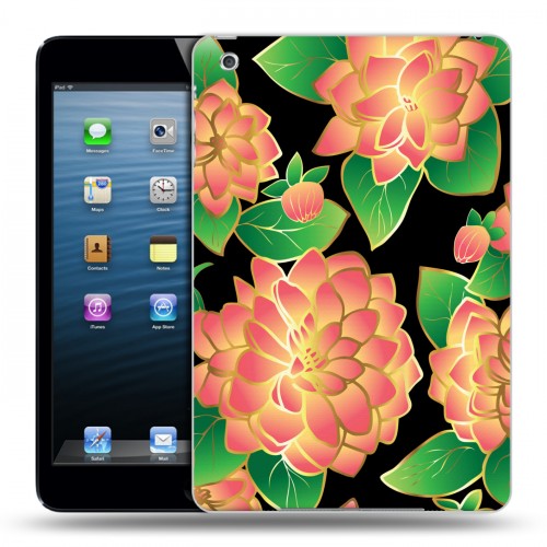 Дизайнерский силиконовый чехол для Ipad Mini Люксовые цветы
