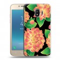 Дизайнерский пластиковый чехол для Samsung Galaxy J2 (2018) Люксовые цветы