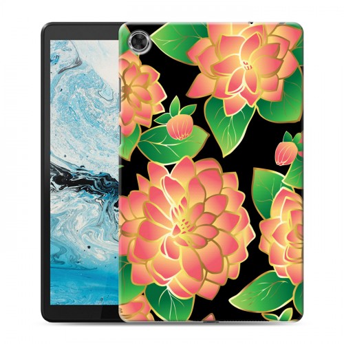 Дизайнерский силиконовый чехол для Lenovo Tab M8 Люксовые цветы