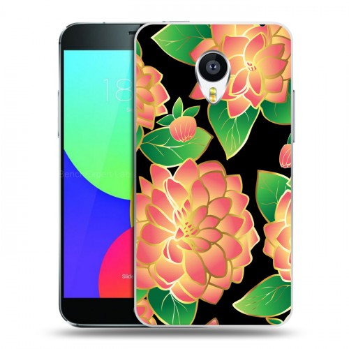 Дизайнерский пластиковый чехол для Meizu MX4 Люксовые цветы