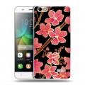 Дизайнерский пластиковый чехол для Huawei Honor 4C Люксовые цветы
