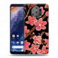 Дизайнерский силиконовый чехол для Nokia 9 PureView Люксовые цветы