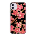 Дизайнерский пластиковый чехол для Iphone 11 Люксовые цветы
