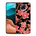 Дизайнерский силиконовый с усиленными углами чехол для Xiaomi RedMi K30 Pro Люксовые цветы