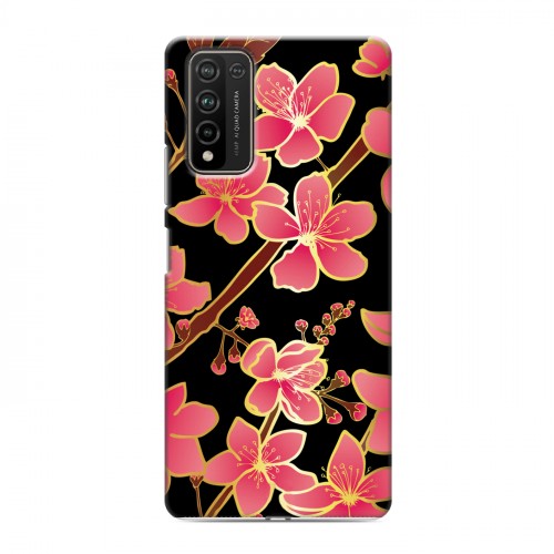 Дизайнерский пластиковый чехол для Huawei Honor 10X Lite Люксовые цветы