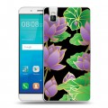 Дизайнерский пластиковый чехол для Huawei ShotX Люксовые цветы