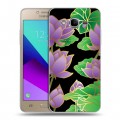 Дизайнерский силиконовый с усиленными углами чехол для Samsung Galaxy J2 Prime Люксовые цветы