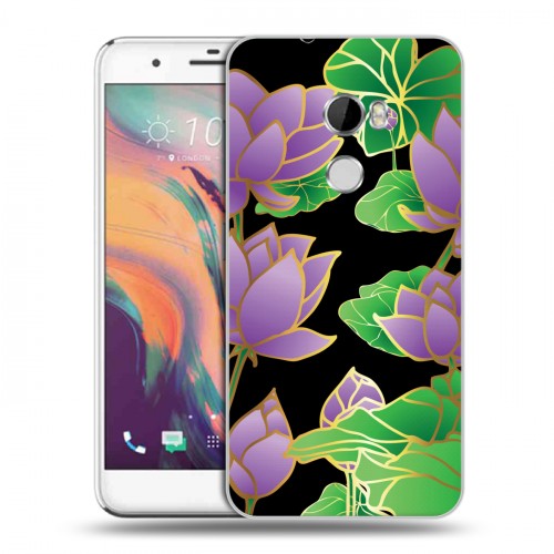 Дизайнерский пластиковый чехол для HTC One X10 Люксовые цветы
