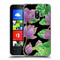 Дизайнерский пластиковый чехол для Nokia Lumia 620 Люксовые цветы