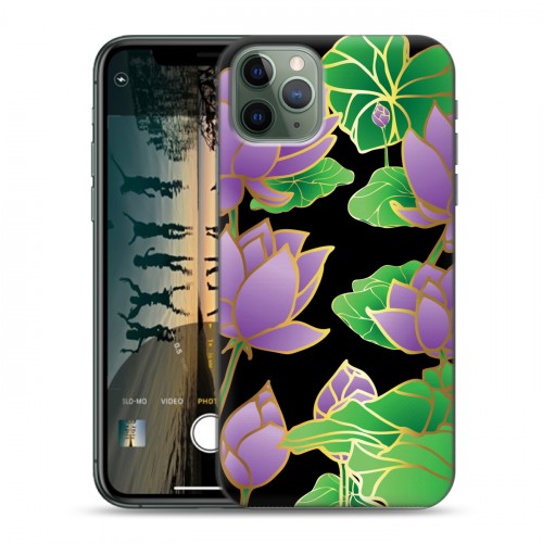 Дизайнерский пластиковый чехол для Iphone 11 Pro Max Люксовые цветы