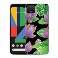Дизайнерский пластиковый чехол для Google Pixel 4 Люксовые цветы