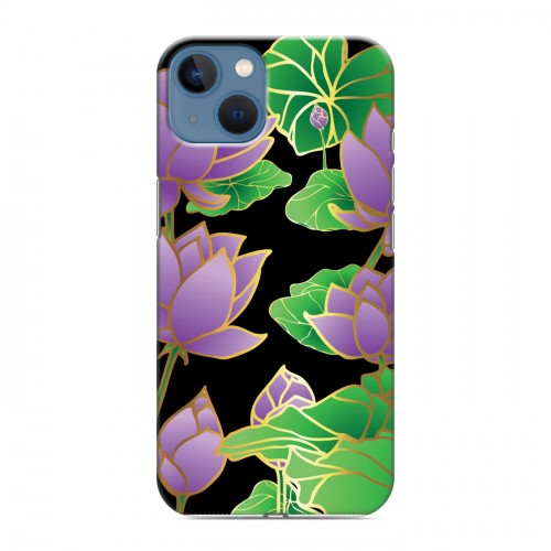Дизайнерский силиконовый чехол для Iphone 13 Люксовые цветы