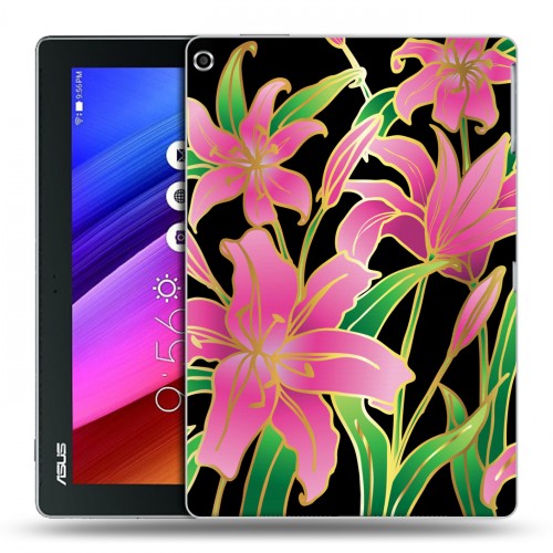 Дизайнерский силиконовый чехол для ASUS ZenPad 10 Люксовые цветы