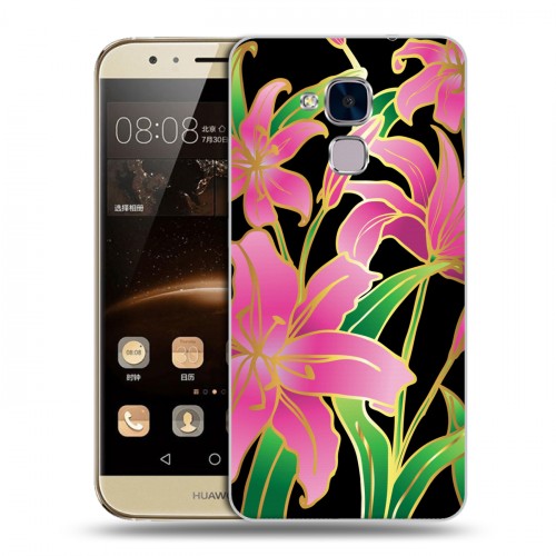 Дизайнерский пластиковый чехол для Huawei Honor 5C Люксовые цветы
