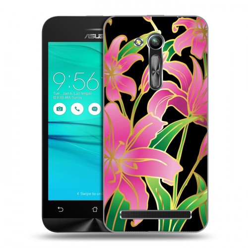 Дизайнерский пластиковый чехол для ASUS ZenFone Go 4.5 ZB452KG Люксовые цветы