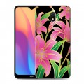 Дизайнерский силиконовый с усиленными углами чехол для Xiaomi RedMi 8A Люксовые цветы