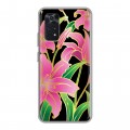 Дизайнерский силиконовый чехол для Xiaomi Poco M4 Pro 4G Люксовые цветы