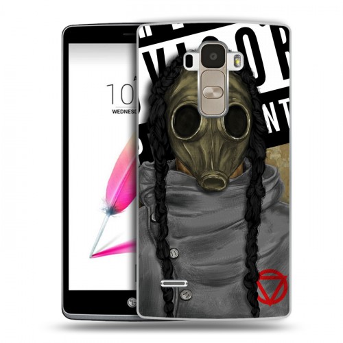 Дизайнерский пластиковый чехол для LG G4 Stylus Бандитские маски