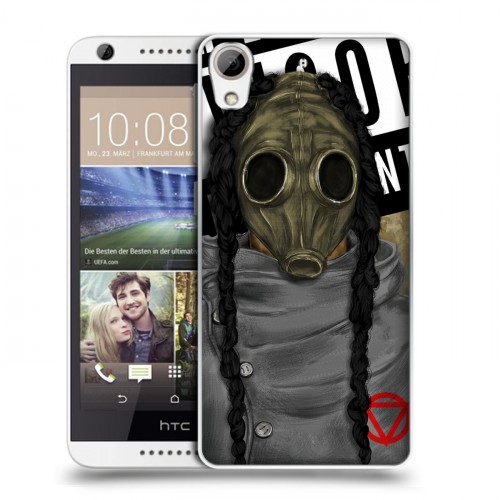 Дизайнерский пластиковый чехол для HTC Desire 626 Бандитские маски