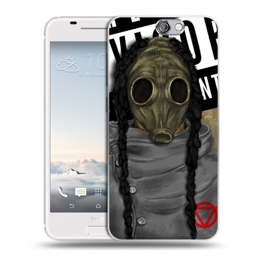Дизайнерский пластиковый чехол для HTC One A9 Бандитские маски