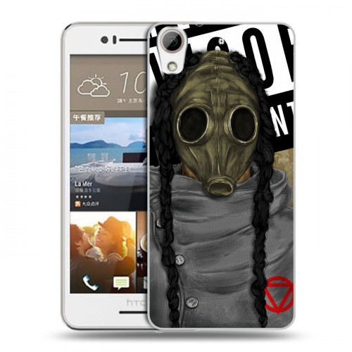 Дизайнерский пластиковый чехол для HTC Desire 728 Бандитские маски