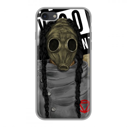 Дизайнерский силиконовый чехол для Iphone 7 Бандитские маски
