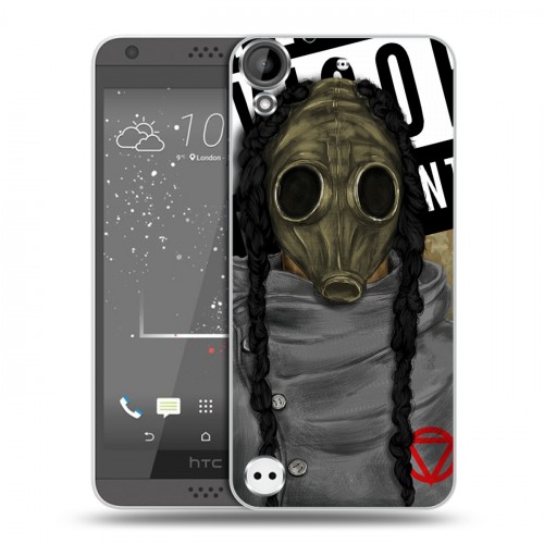 Дизайнерский пластиковый чехол для HTC Desire 530 Бандитские маски