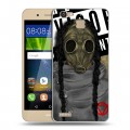 Дизайнерский пластиковый чехол для Huawei GR3 Бандитские маски