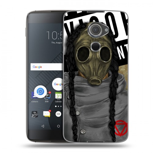 Дизайнерский пластиковый чехол для Blackberry DTEK60 Бандитские маски