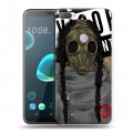 Дизайнерский пластиковый чехол для HTC Desire 12 Plus Бандитские маски