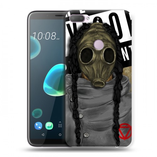 Дизайнерский пластиковый чехол для HTC Desire 12 Plus Бандитские маски
