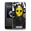 Дизайнерский пластиковый чехол для Xiaomi RedMi Note 2 Бандитские маски