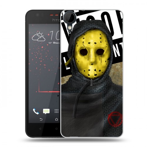Дизайнерский пластиковый чехол для HTC Desire 825 Бандитские маски