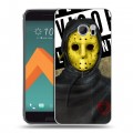 Дизайнерский пластиковый чехол для HTC 10 Бандитские маски