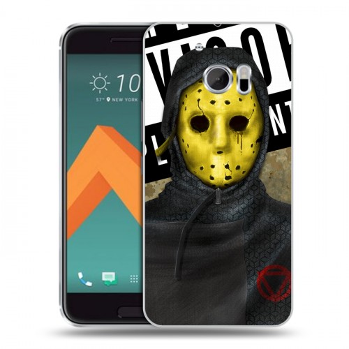 Дизайнерский пластиковый чехол для HTC 10 Бандитские маски
