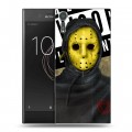 Дизайнерский пластиковый чехол для Sony Xperia XZs Бандитские маски