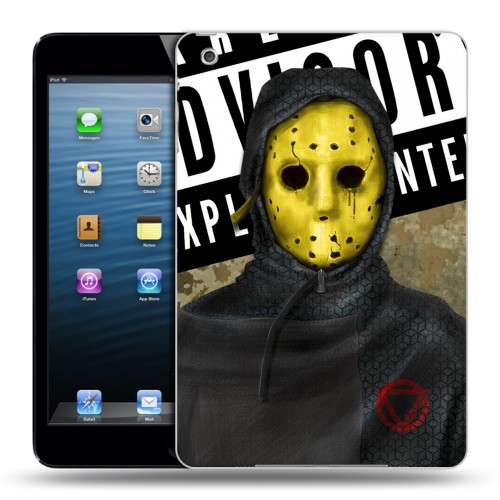 Дизайнерский пластиковый чехол для Ipad Mini Бандитские маски
