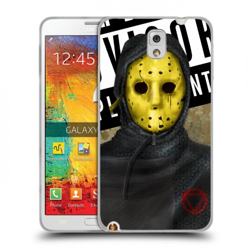 Дизайнерский пластиковый чехол для Samsung Galaxy Note 3 Бандитские маски