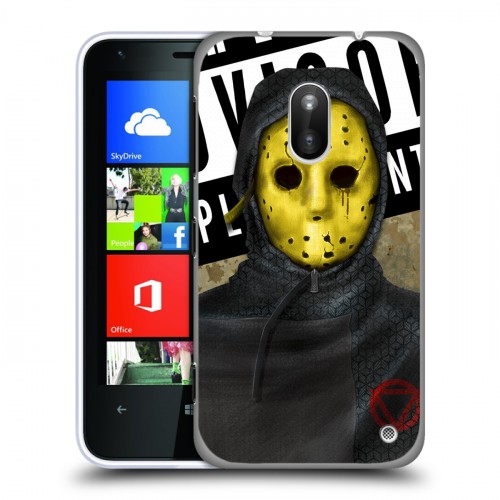 Дизайнерский силиконовый чехол для Nokia Lumia 620 Бандитские маски