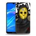 Дизайнерский пластиковый чехол для Huawei Y6 (2019) Бандитские маски