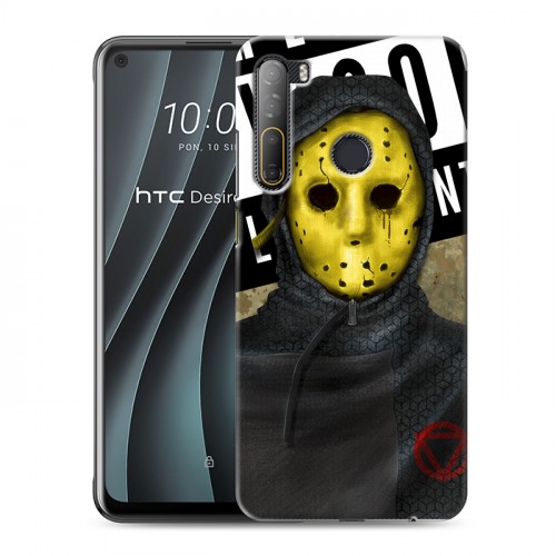 Дизайнерский силиконовый чехол для HTC Desire 20 Pro Бандитские маски