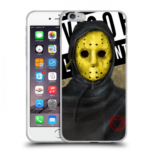 Дизайнерский силиконовый чехол для Iphone 6 Plus/6s Plus Бандитские маски