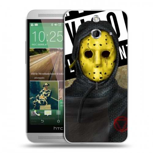Дизайнерский пластиковый чехол для HTC One E8 Бандитские маски