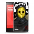 Дизайнерский пластиковый чехол для Xiaomi RedMi Note Бандитские маски