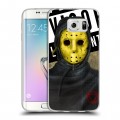 Дизайнерский пластиковый чехол для Samsung Galaxy S6 Edge Бандитские маски